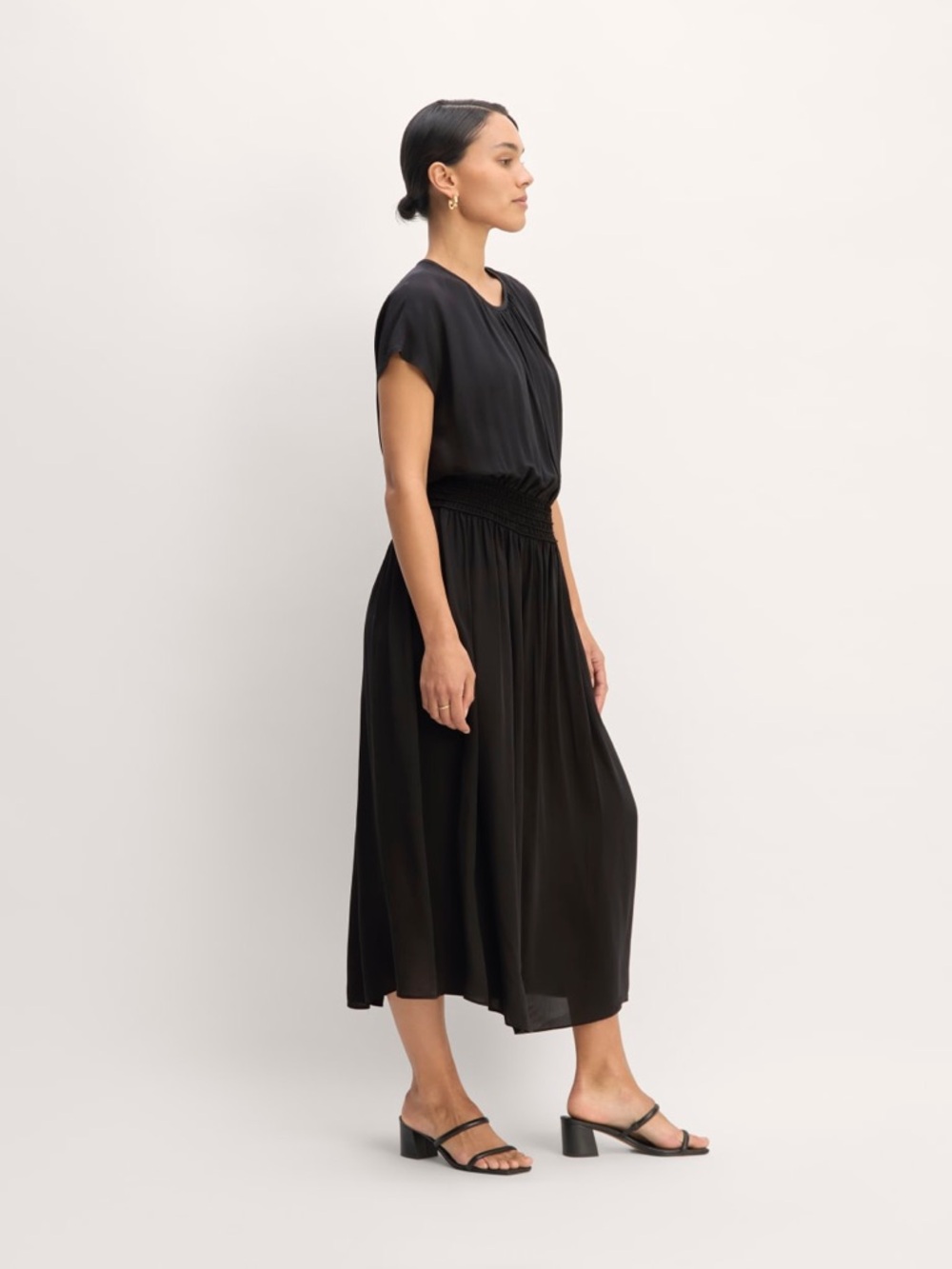 Everlane Black Midi Dress